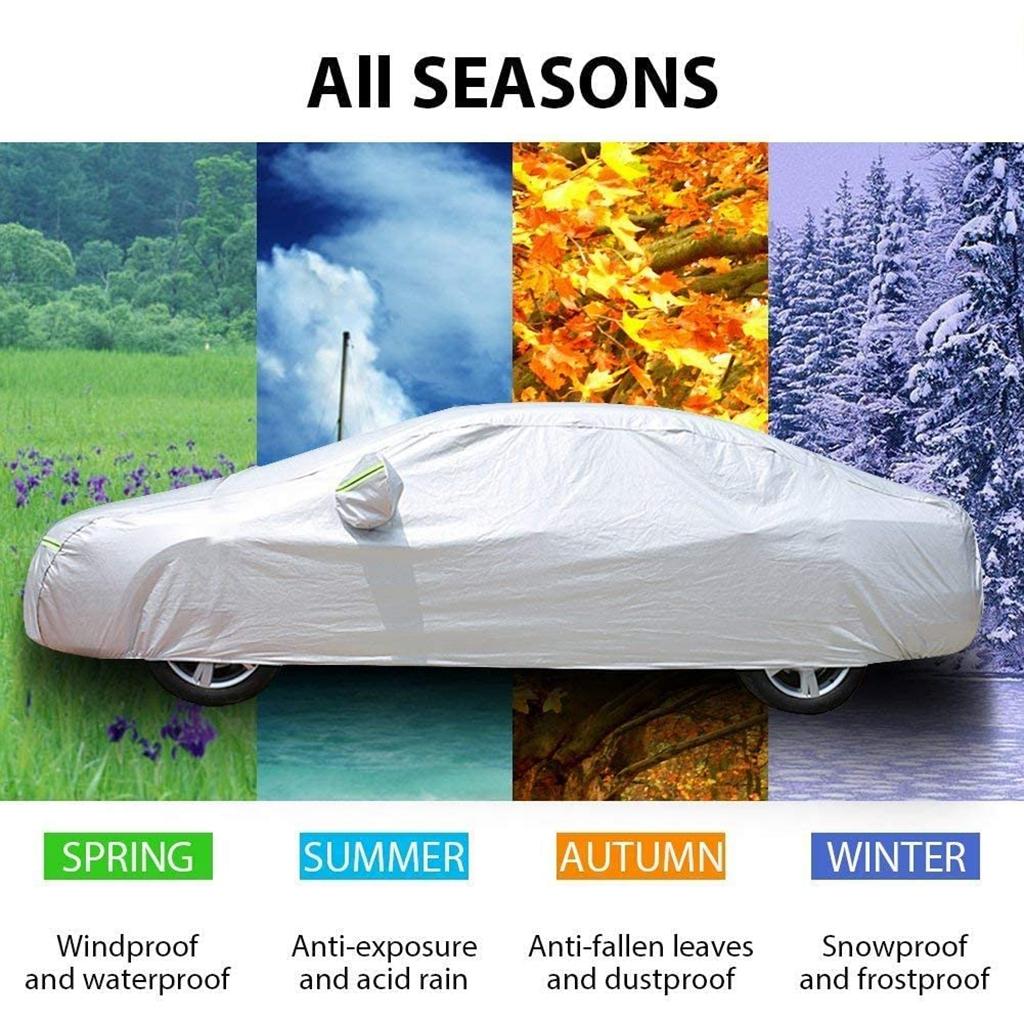 Full Car Cover Waterproof Outdoor L XL XXL, Universal Scratch Proof