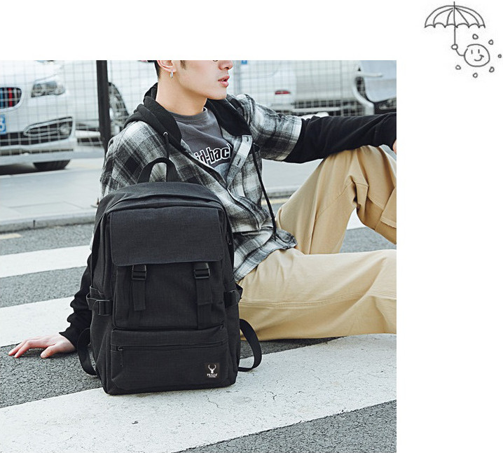 Combo Balo Thời Trang &amp; Túi Đeo Messenger PRAZA - BL172DC090 (Đen