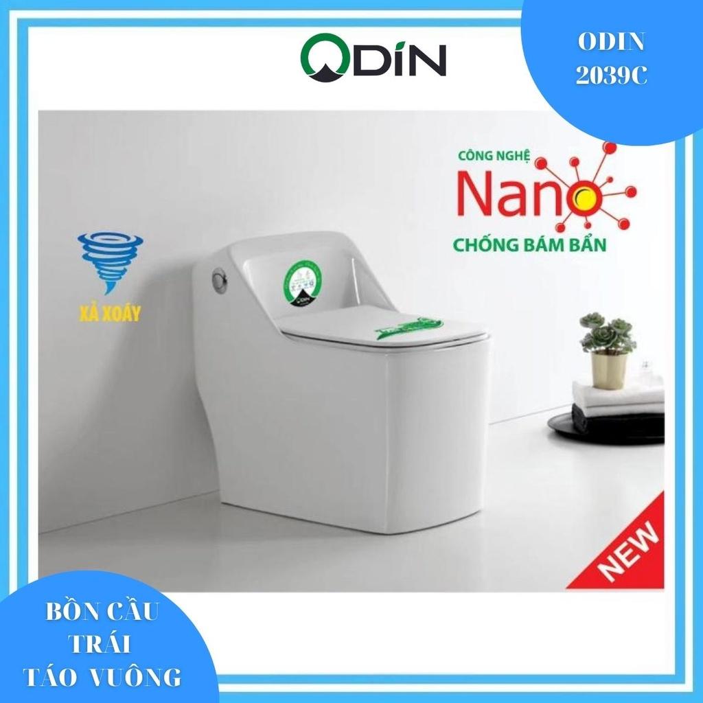 BỒN CẦU LIỀN KHỐI CAO CẤP TRÁI TÁO VUÔNG ODIN 2039C