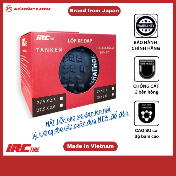 Lốp Xe Đạp MTB Nhật Bản TANKEN