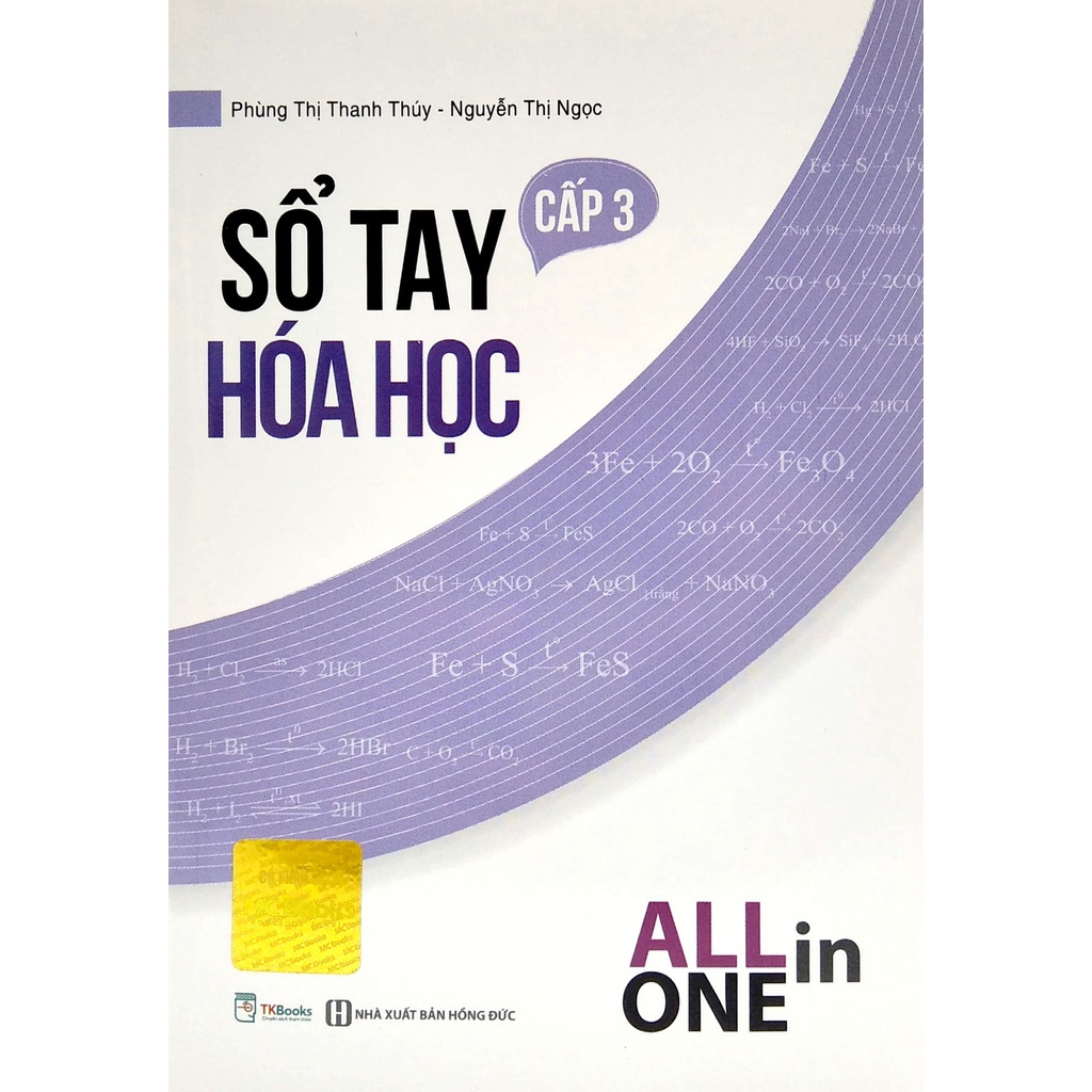 Sách - Sổ tay hóa học cấp 3 - All in one - MC