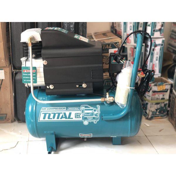 MÁY NÉN KHÍ CÓ DẦU 1.5KW (2HP) 24L TOTAL TC120246 - HÀNG CHÍNH HÃNG