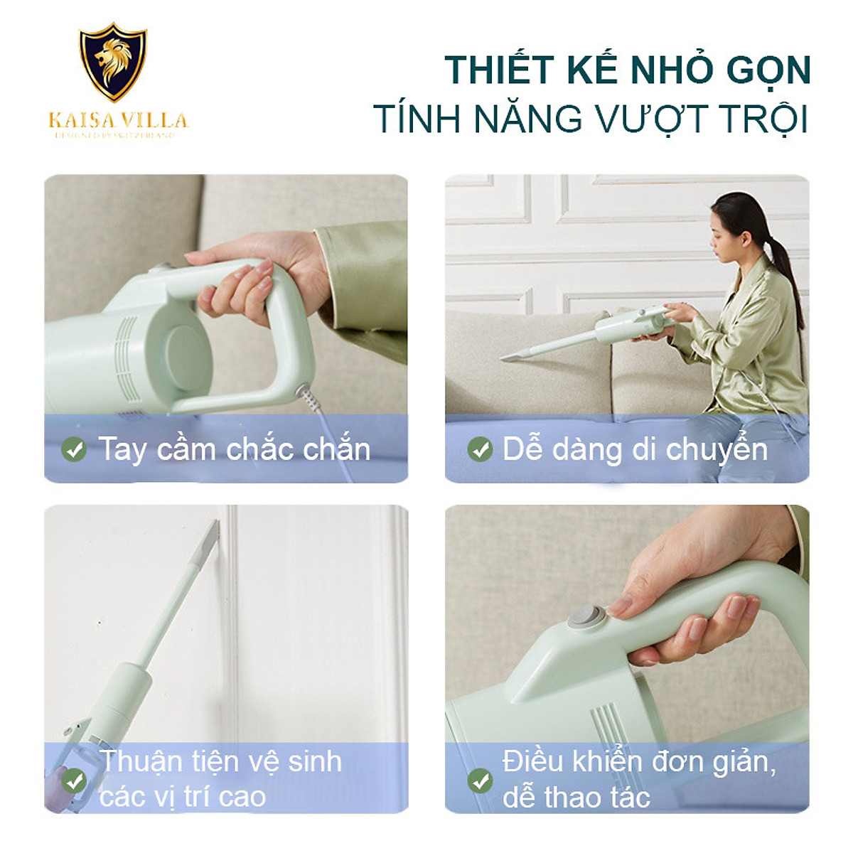 Máy Hút Bụi Không Dây Cầm Tay DREAME T10 Thời Gian Làm Việc Lên Đến 60 Phút Lực Hút 20.000 Pa Công Suất 400 W - Hàng Chính Hãng