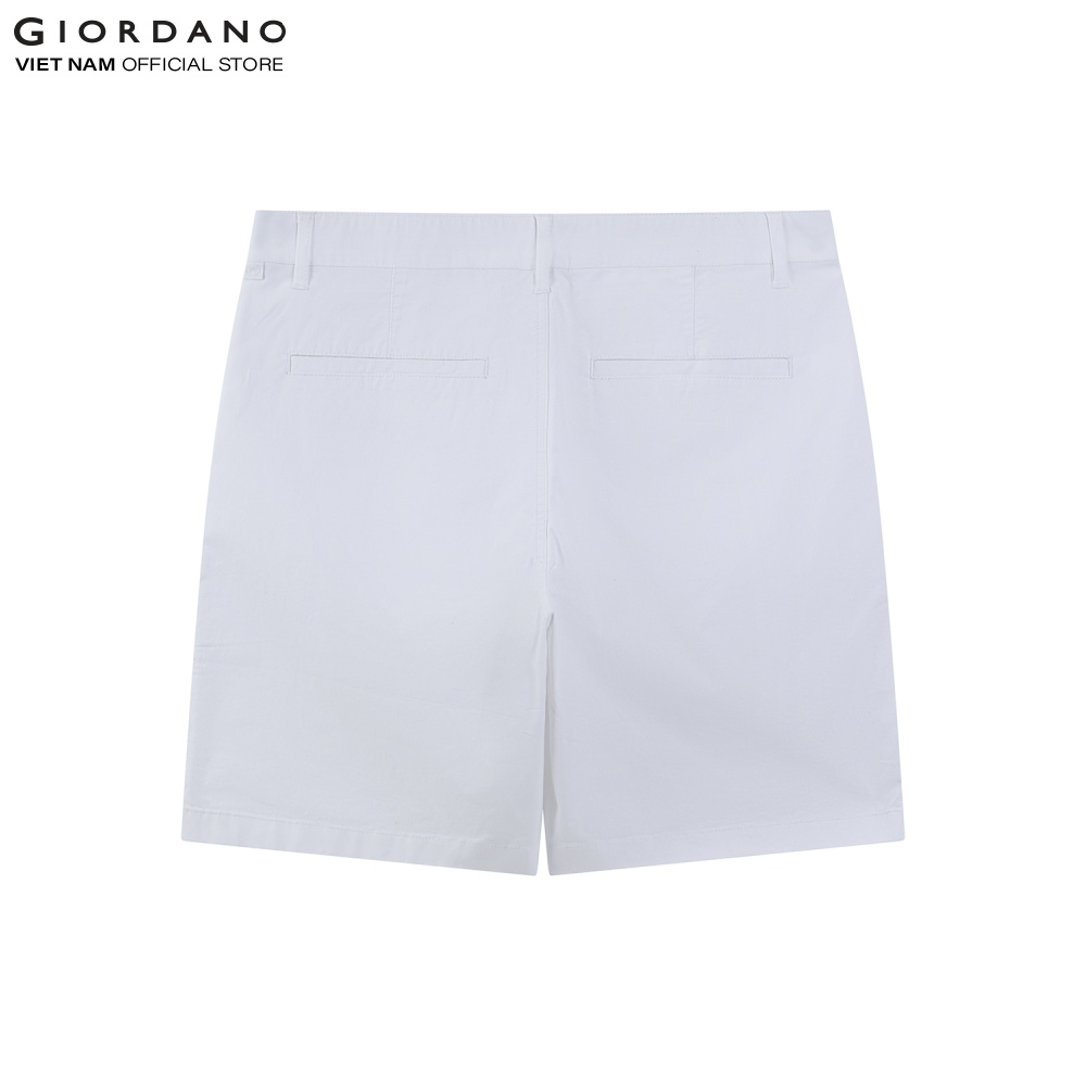 Quần Shorts Kaki Nam Lưng Thun Co Giãn 180 độ Giordano 01102214