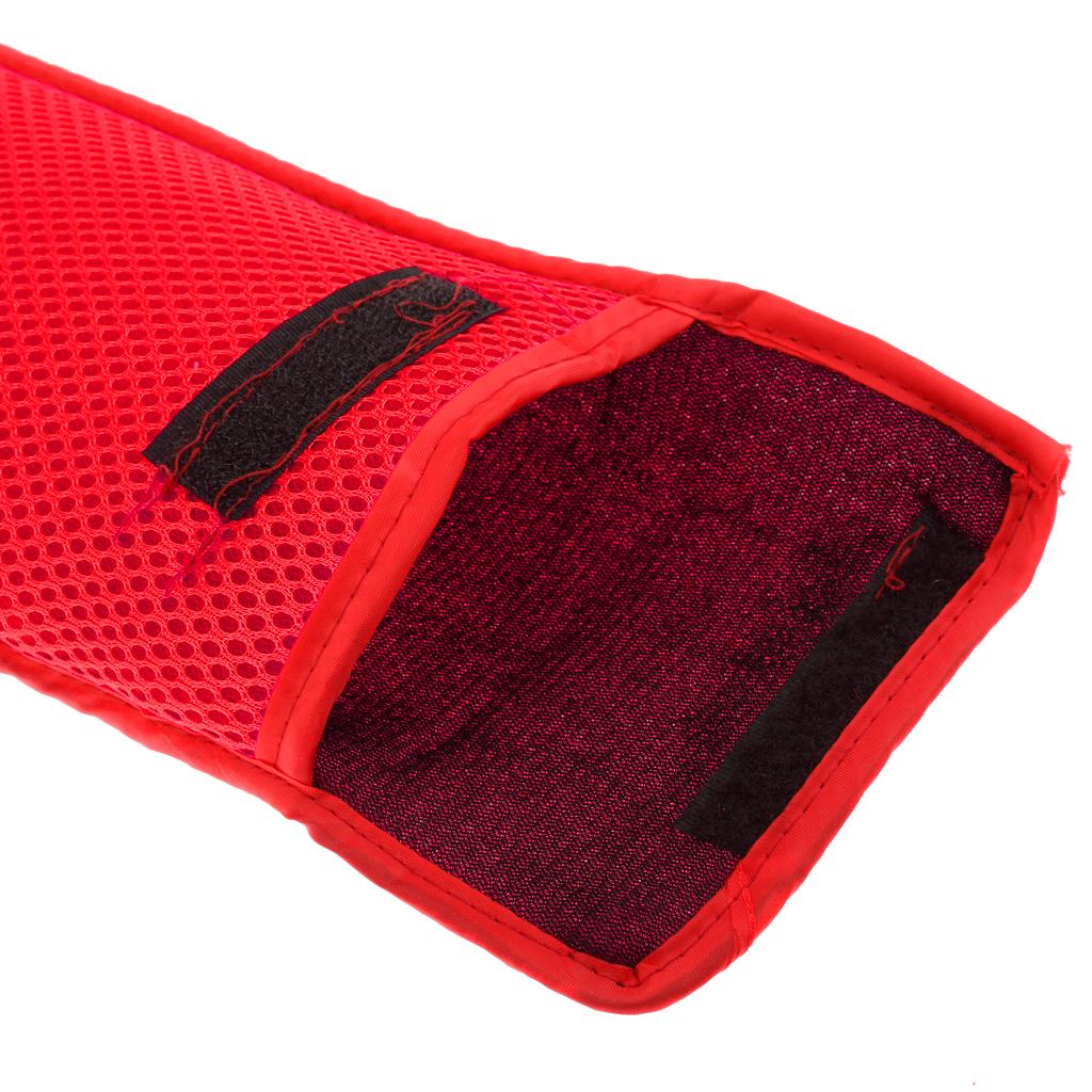 2xFishing Rod Bag Rod Sleeve Cover Fishing Pole Glove Protector Pouch Red