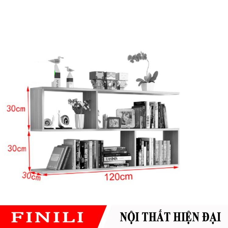 Kệ sách treo tường thiết kế hiện đại cho phòng khách FNL-13
