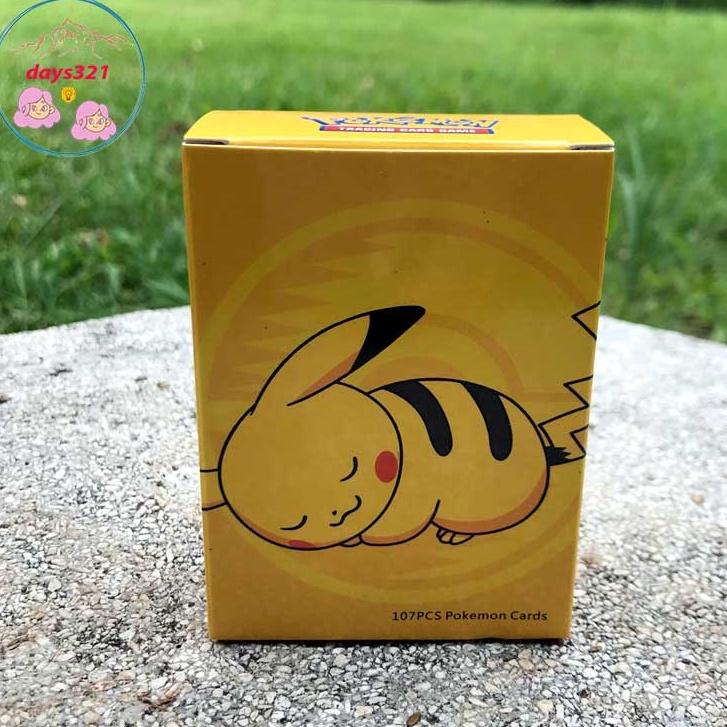 Bộ thẻ bài in hình PIKACHU pokemon 54 lá khác nhau bộ tú bài tây anime manga chibi xinh xắn