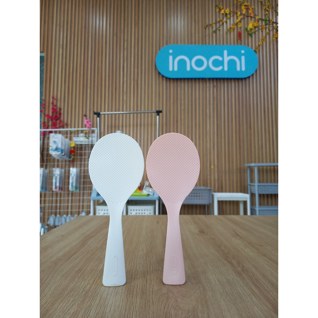 Muỗng xới cơm Inochi - Sendai đế đứng