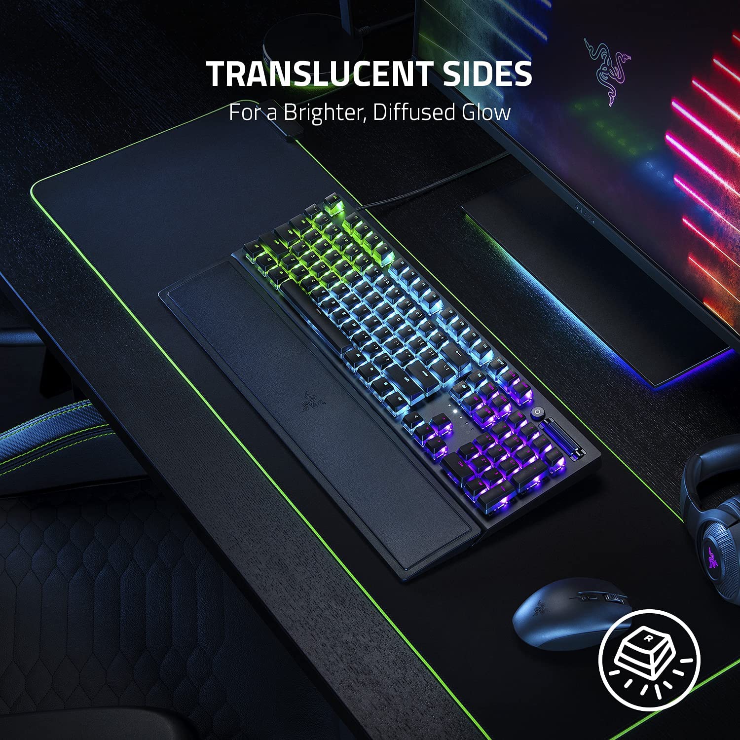 Bộ phím bấm Razer Phantom Keycap Upgrade Set_ Mới, hàng chính hãng