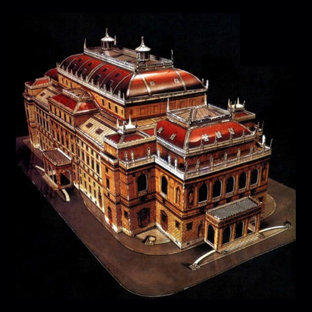 Mô hình giấy kiến trúc Nhà hát Opera – Hungary