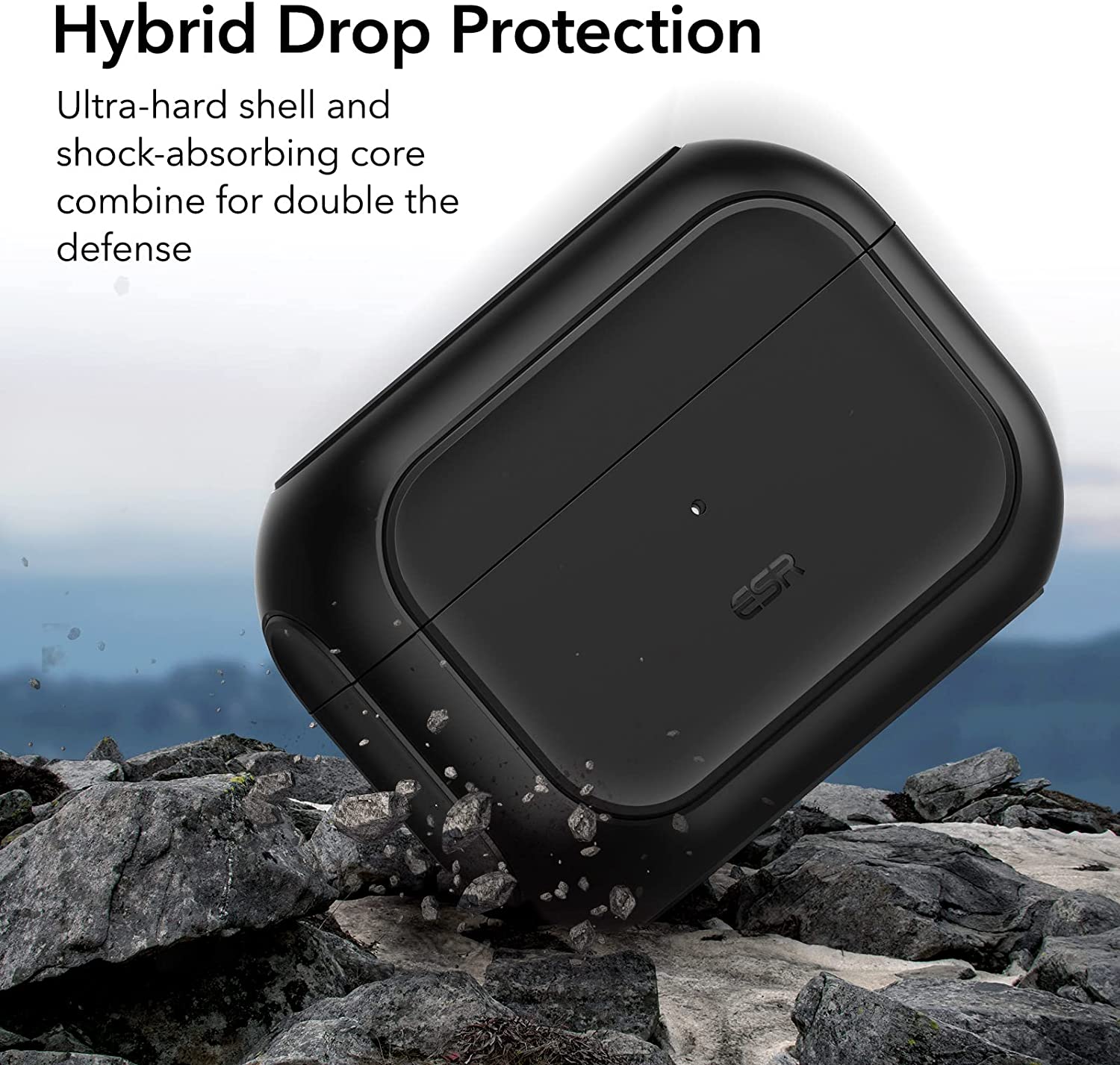 Bao Case cho AirPods Pro 2 (2022/2019) ESR Orbit Hybrid Case with HaloLock - Hàng Chính Hãng