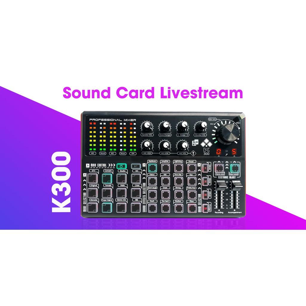 trọn bộ combo micro AQ220 + sound card K3000 + full phụ kiện livestream karaoke thu âm chuẩn xịn
