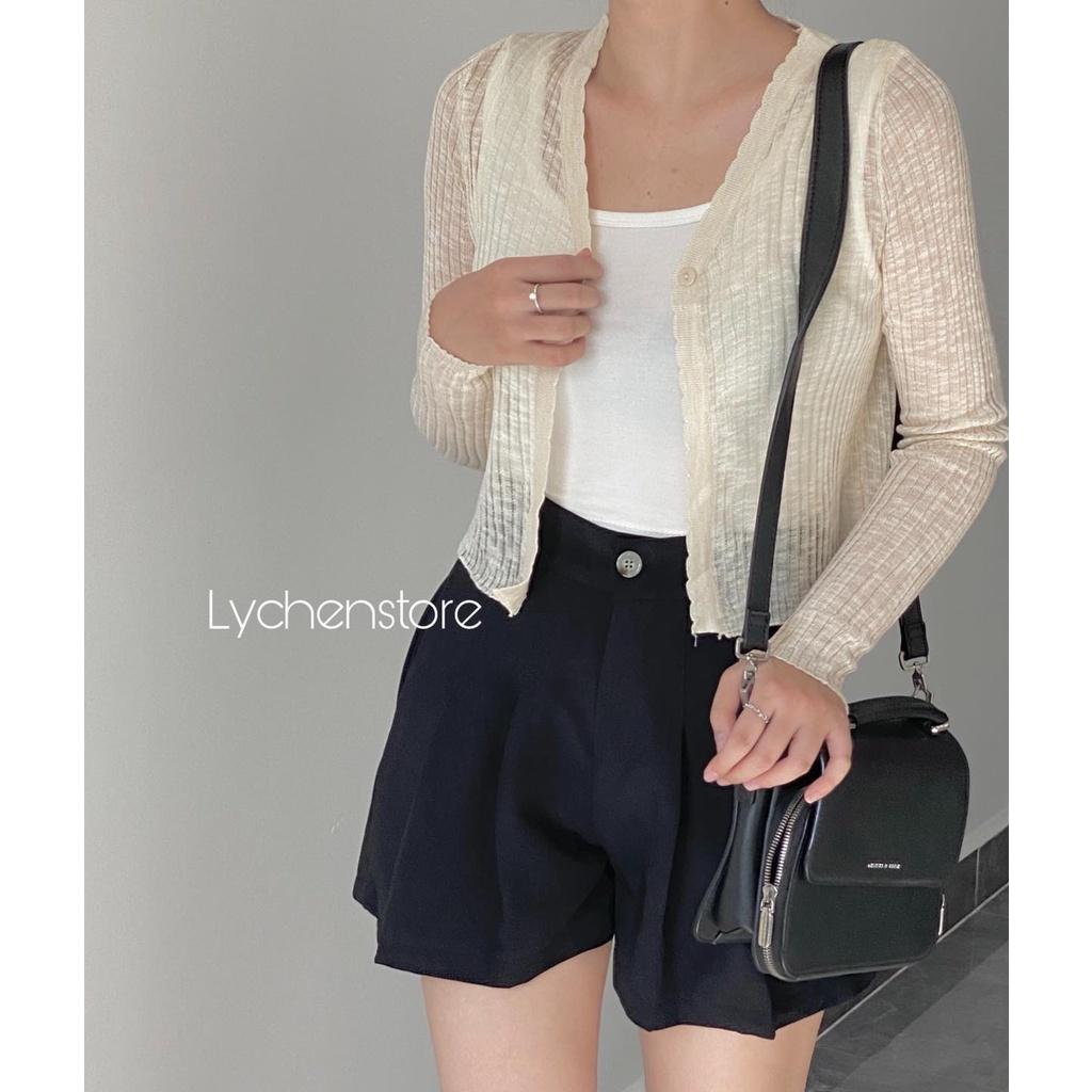 Cardigan croptop