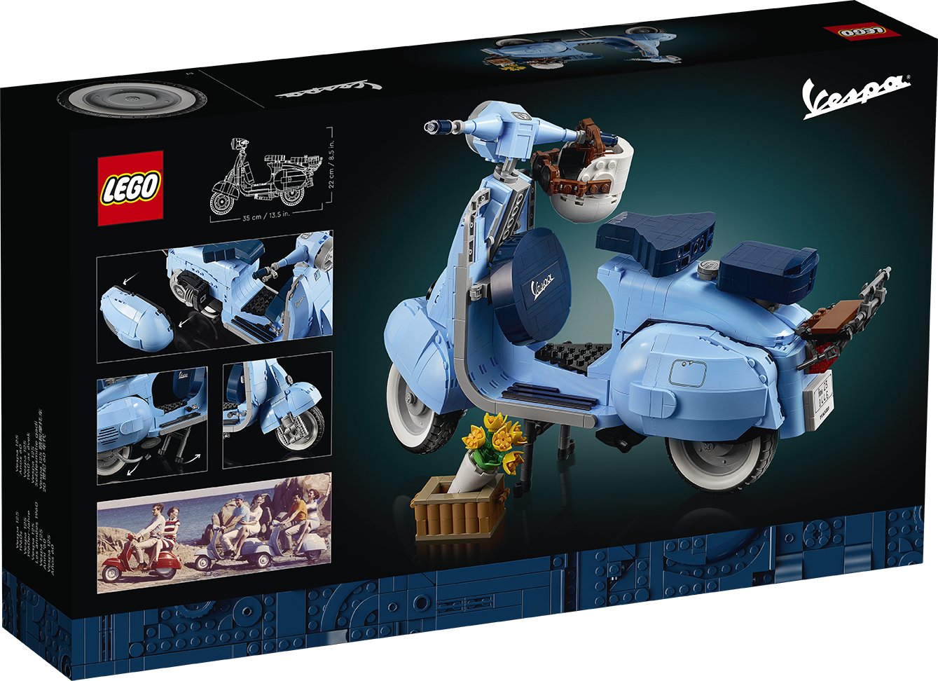 LEGO ADULTS 10298 Xe Vespa Cổ (1106 chi tiết)