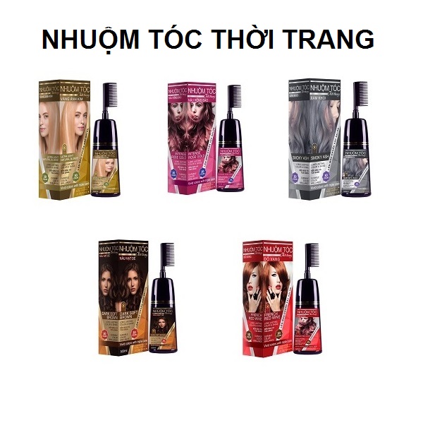 Nhuộm Tóc Thời Trang SINORI 500ml Không Cần Tẩy Tóc ( 5 Màu Hot Trend