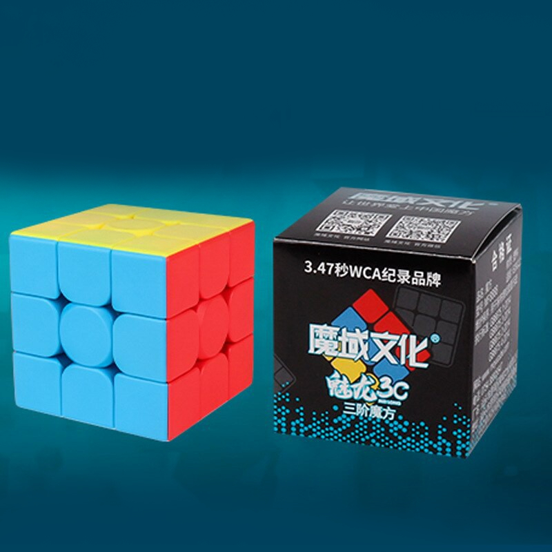 Rubik 3x3 Meilong Xoay Mượt Kèm Móc Khóa TTH