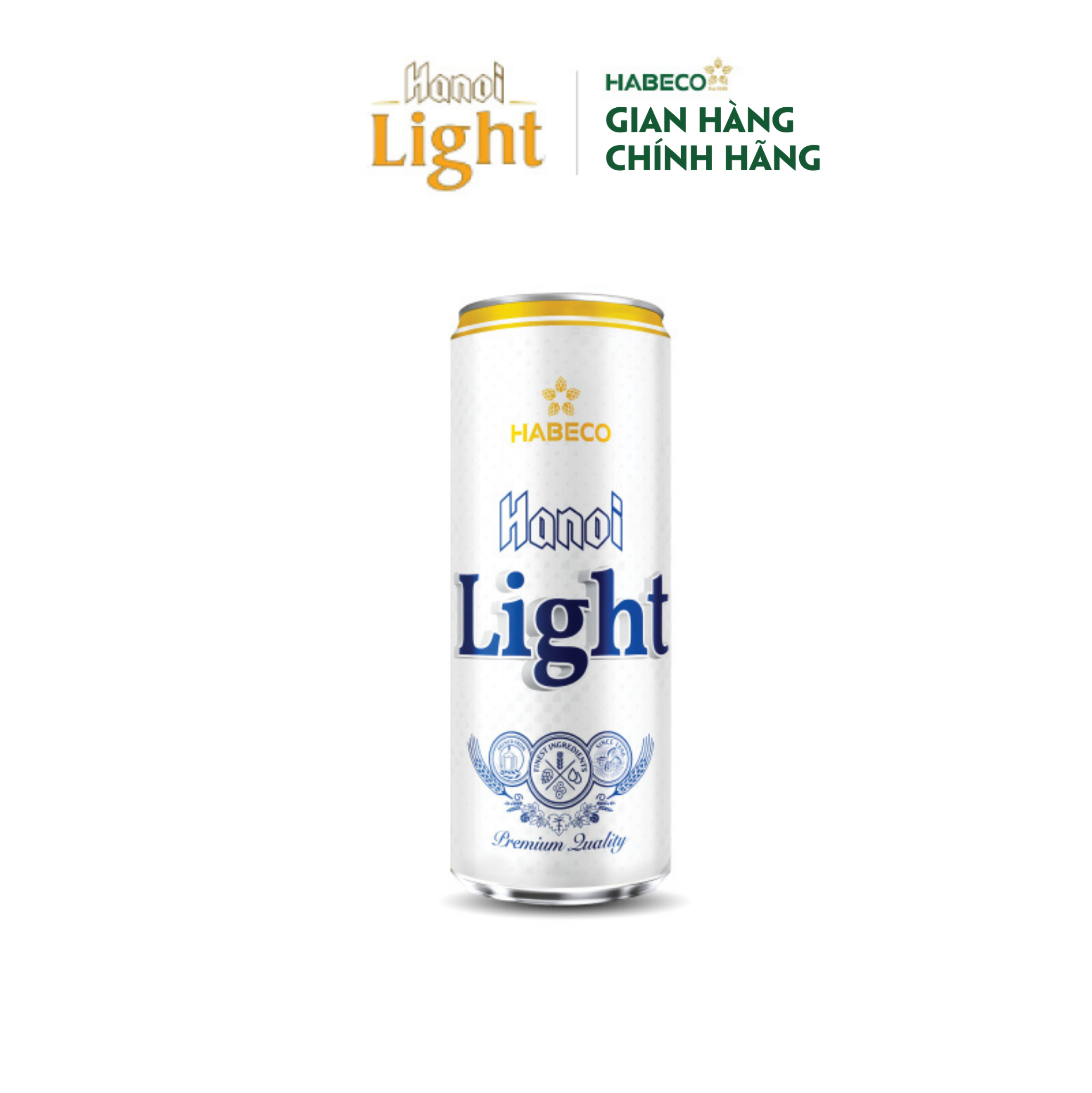 Bia Hanoi Light - Thùng 24 lon 330ml