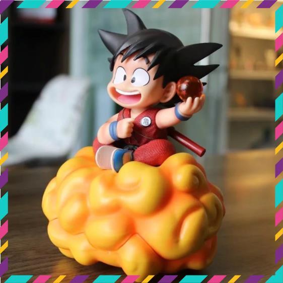 Mô Hình Goku  DragonBall, Goku Cưỡi Mây Cute, Mô HÌnh Trang Trí Decor Phòng Học, Bộ Sưu Tập Nhân Vật
