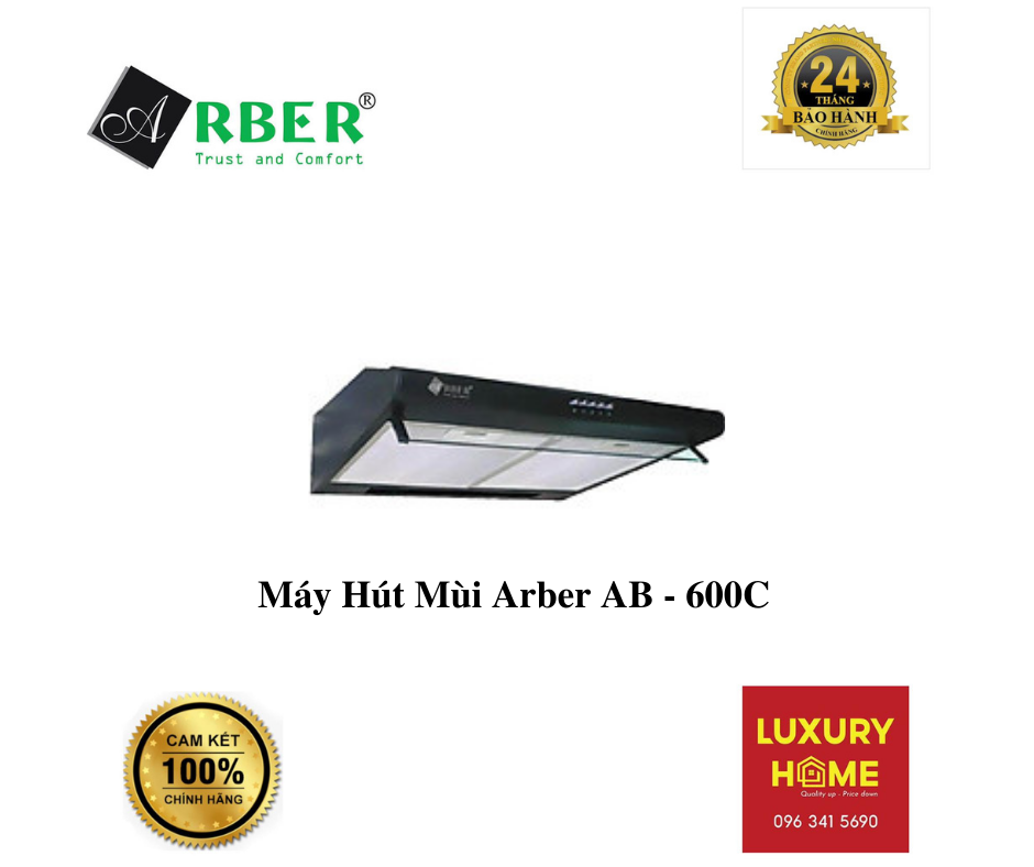 Máy Hút Mùi Arber AB - 600C - Hàng chính hãng