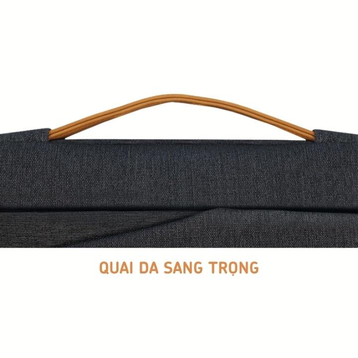 Căp đựng laptop, Túi Chống Sốc Laptop, Macbook Air 14 Inch, 15,6 Inch 3 Ngăn Đa Năng Chống Nước
