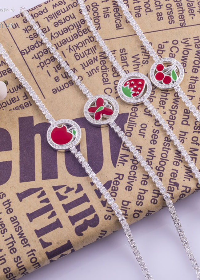 Lắc tay bạc nữ S925 Italia Bạc Xinh LTX15