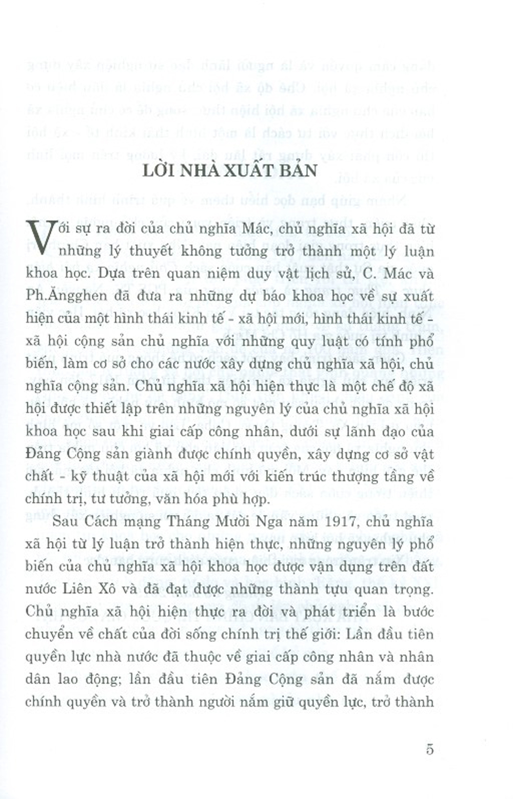 Chủ Nghĩa Xã Hội Hiện Thực – Thực Trạng Và Triển Vọng (Giáo Trình Đào Tạo Sau Đại Học Chuyên Ngành Chủ Nghĩa Xã Hội Khoa Học)