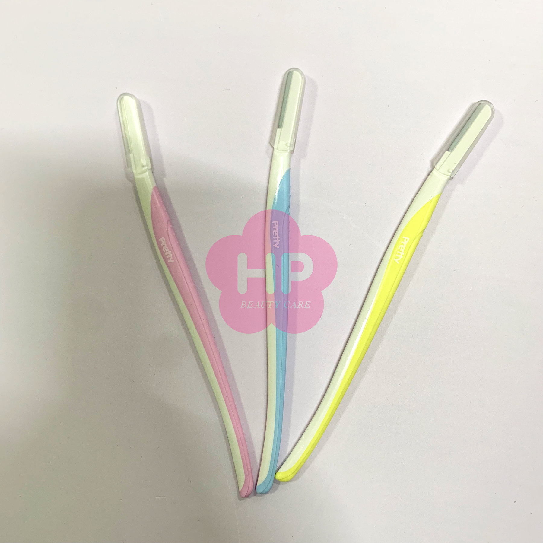 Dao Cạo Lông Mày Cán Dài Lưỡi Thép Không Gỉ Kai Pretty 00188