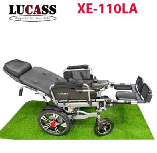 Xe lăn điện ngã nằm cao cấp LUCASS XE-110LA -Dành cho người già và khuyết tật, nâng hạ bằng thủy lực