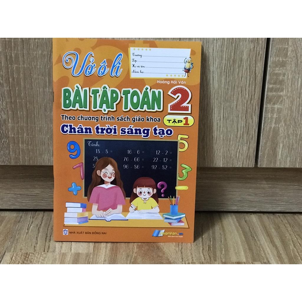 vở oly Bài Tập Toán Lớp 2 theo chân trời sáng tạo