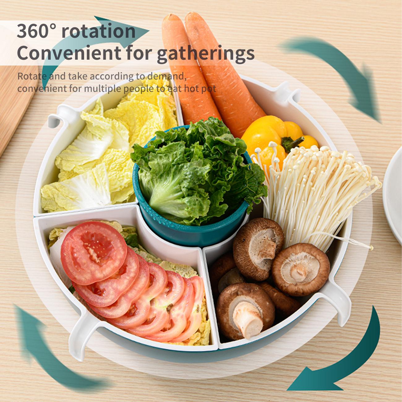 Rổ Rửa Rau Củ Quả 2 Tầng Tiện Lợi