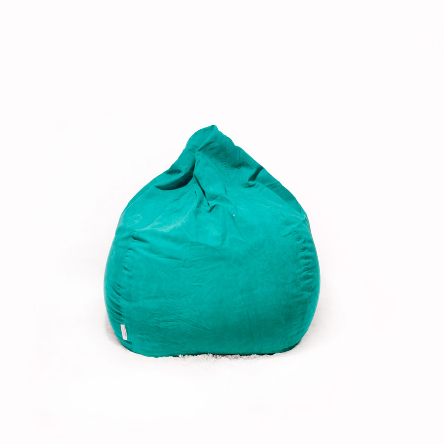 GHẾ LƯỜI GIỌT NƯỚC (TEARDROP BEANBAG) SIZE NHỎ MÀU XANH CỔ VỊT  MS57 - The Beanbag House