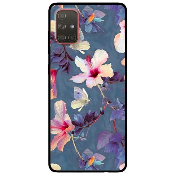 Ốp lưng dành cho Samsung Galaxy A51 / A71 / M51 - Hoa Bướm Trắng