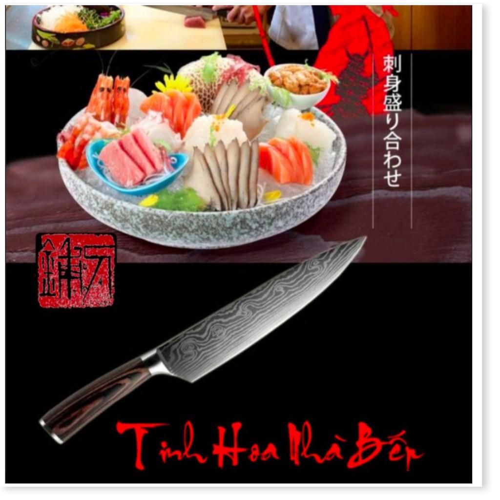 Bộ dao Damascus 4 chiếc chuẩn đầu bếp