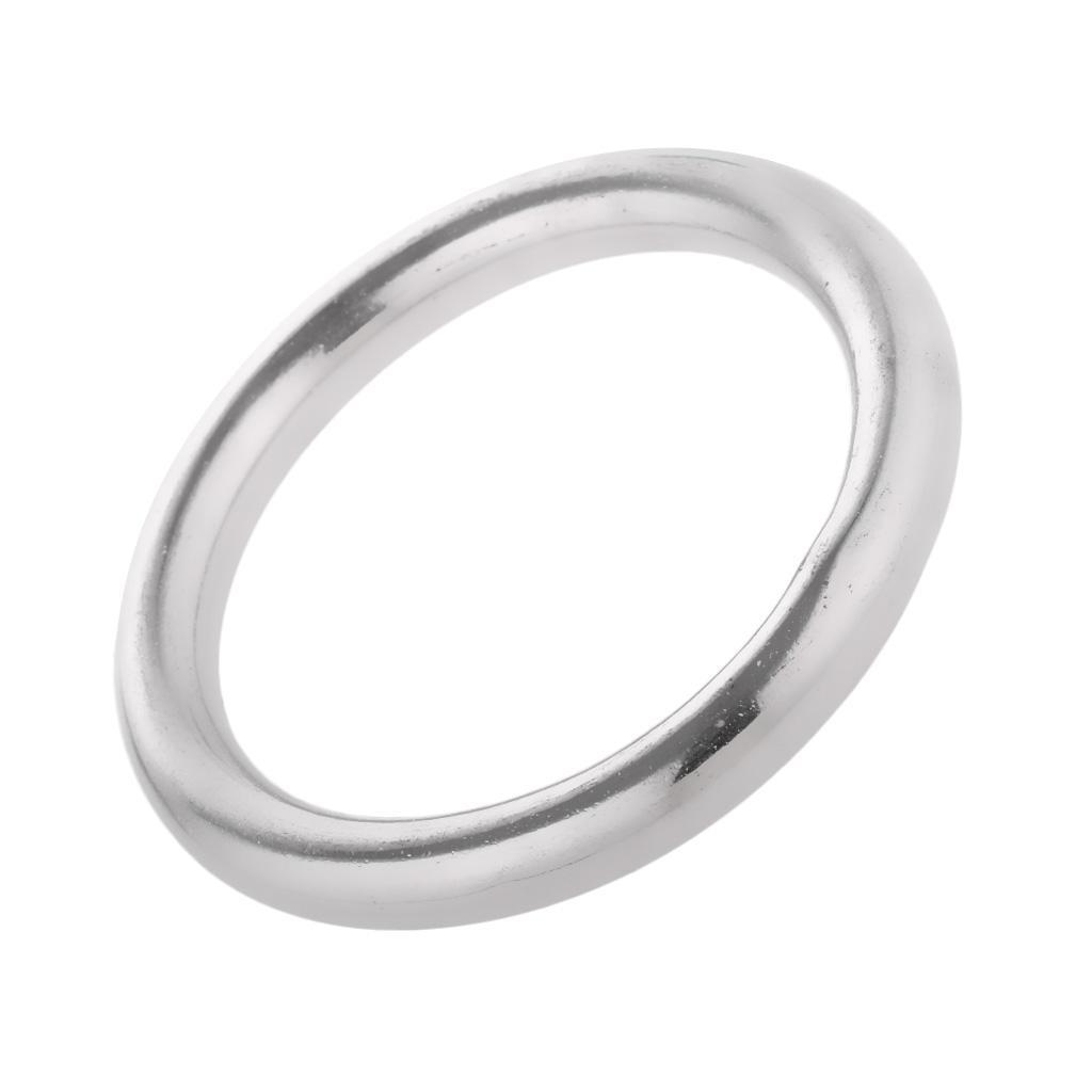 2pcs Stainless Steel Round for Bags Jewelry Leather DIY Crafts