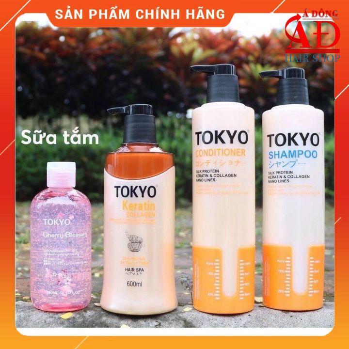 COMBO GỘI XẢ Ủ TÓC TOKYO - PHỤC HỒI TÓC HƯ TỔN