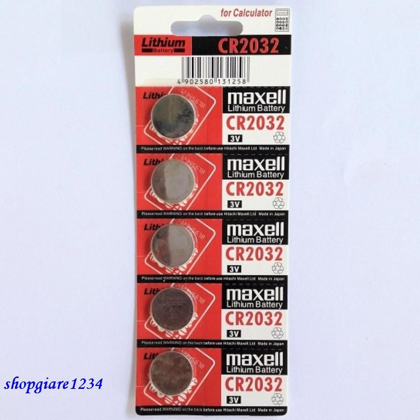 1 Pin CMOS Maxell CR2032 Lithium 3V - Hàng chính hãng 100% - miếng lót chuột