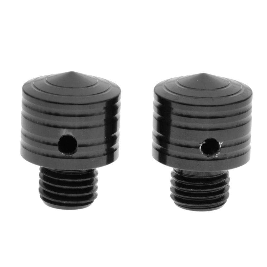 2x Motorcycle ATV Mirror Adapter for 125 150 155 2015-18 Black
