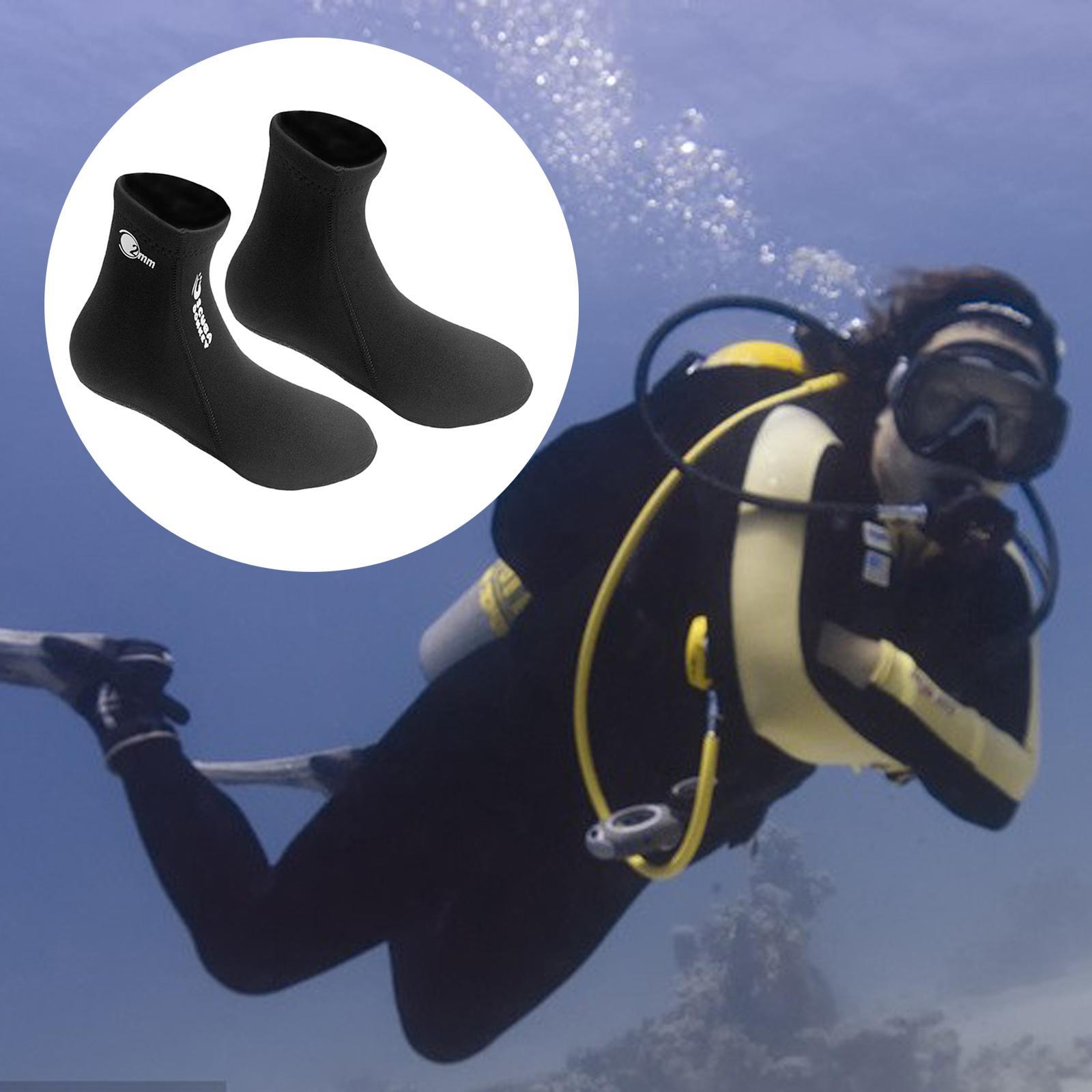Neoprene Socks Diving Flexible Beach Water Boots for Adult Scuba Surfing, Snorkeling