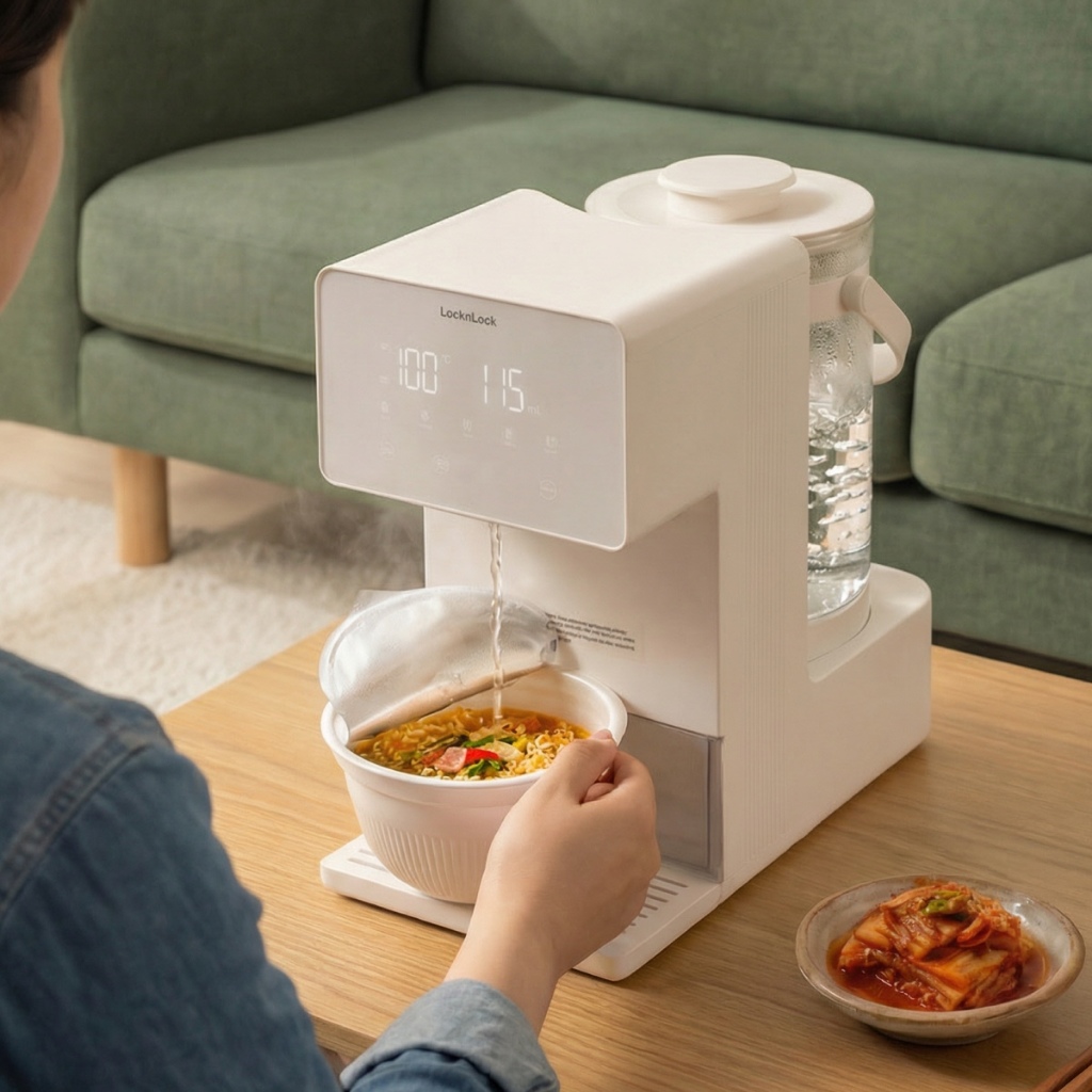 Máy Đun Nước Pha Sữa Chuẩn Nhiệt &amp; Giữ Ấm 48H LocknLock EJK586IVY 2L Cho Mẹ Và Bé - Hàng Chính Hãng - JoyMall