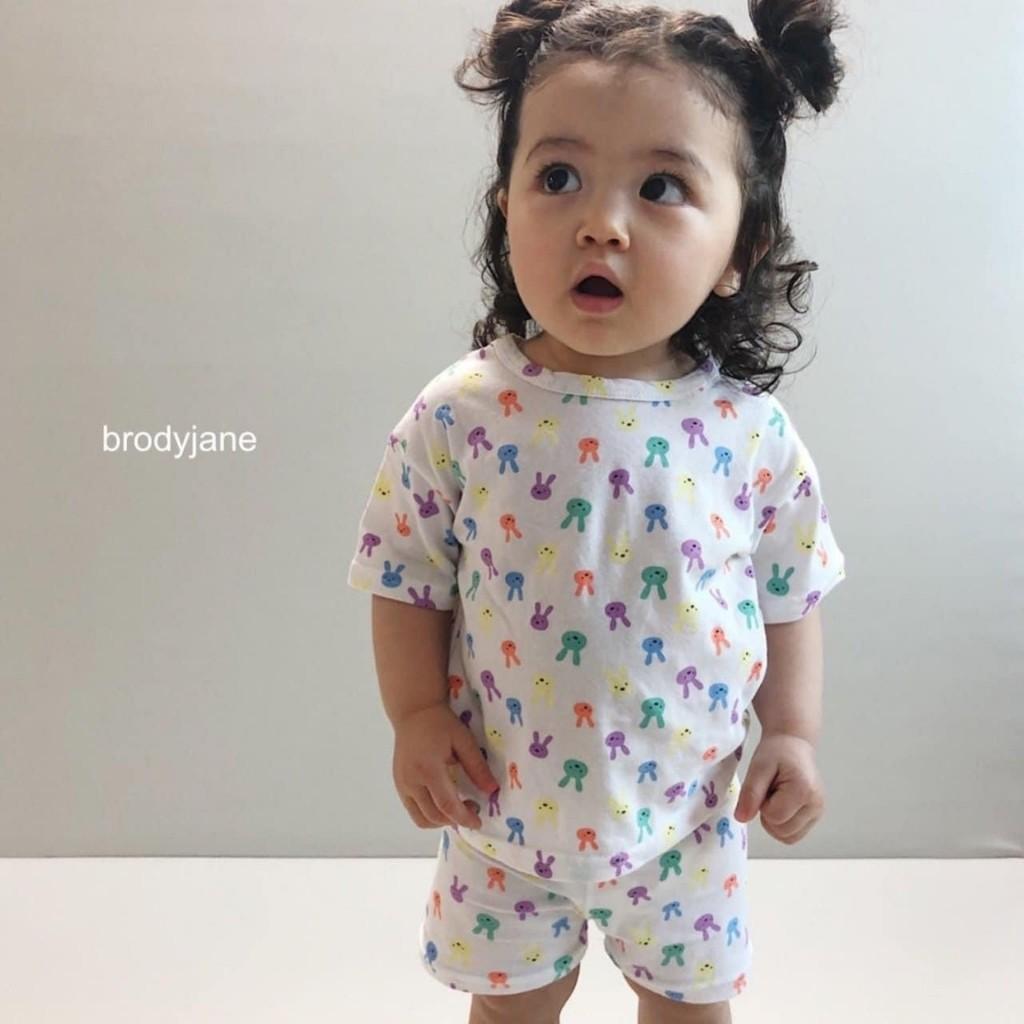 Bộ Cộc Tay Cho Bé  Bộ Mimky Mom Cộc Tay Cho Bé Trai Bé Gái Với Họa Tiết Gấu Siêu Đáng Yêu Chất Thun Lạnh Siêu Mát .