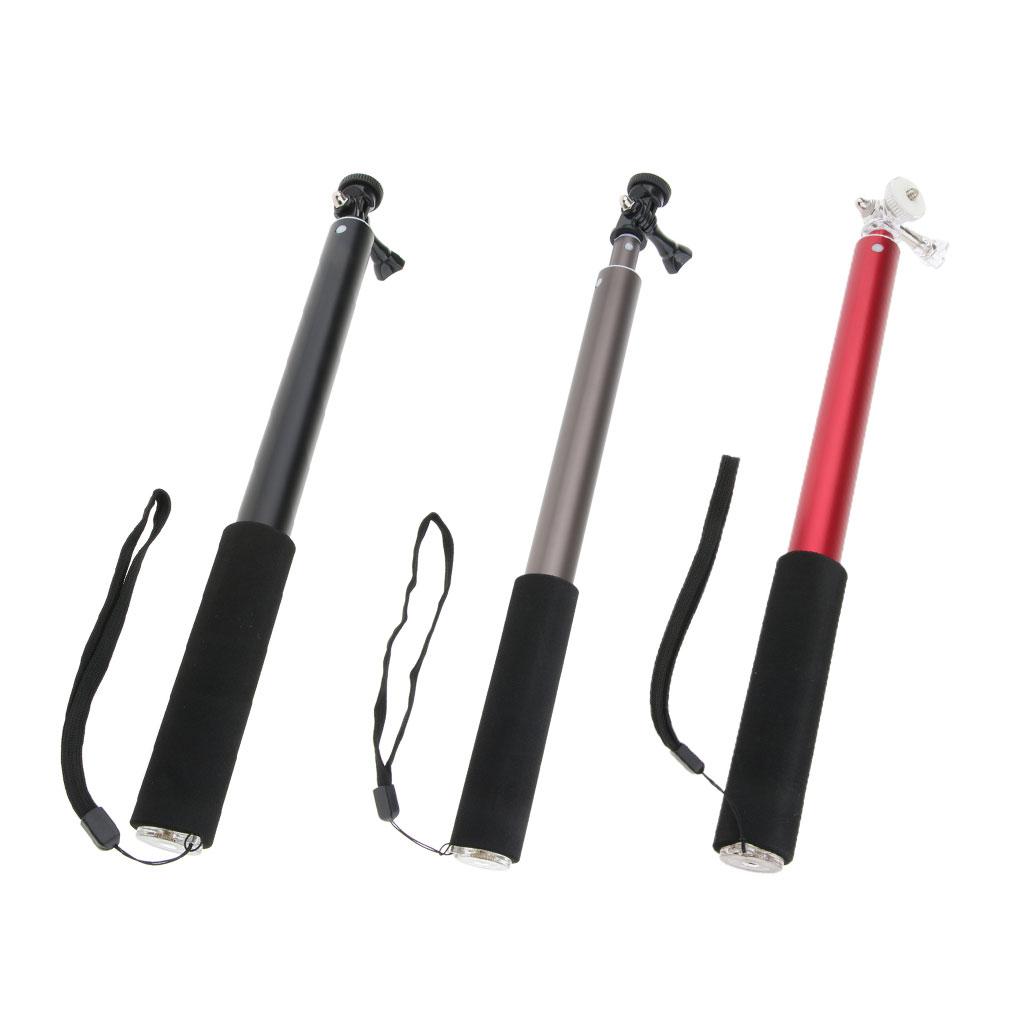 Extendable Selfie Stick Monopod Pole Handheld Holder For GoPro /Mobile Phone