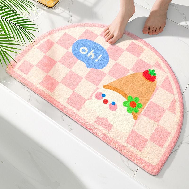 Thảm Chùi Chân Chống Trượt Thấm Hút Tốt Cho Nhà Tắm/Nhà Vệ Sinh
