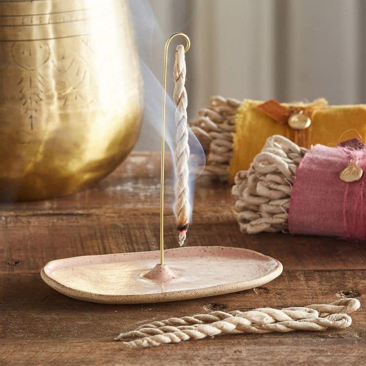 Hương nhang dây thủ công Nepal Túi có kèm đế cắm Rope incense