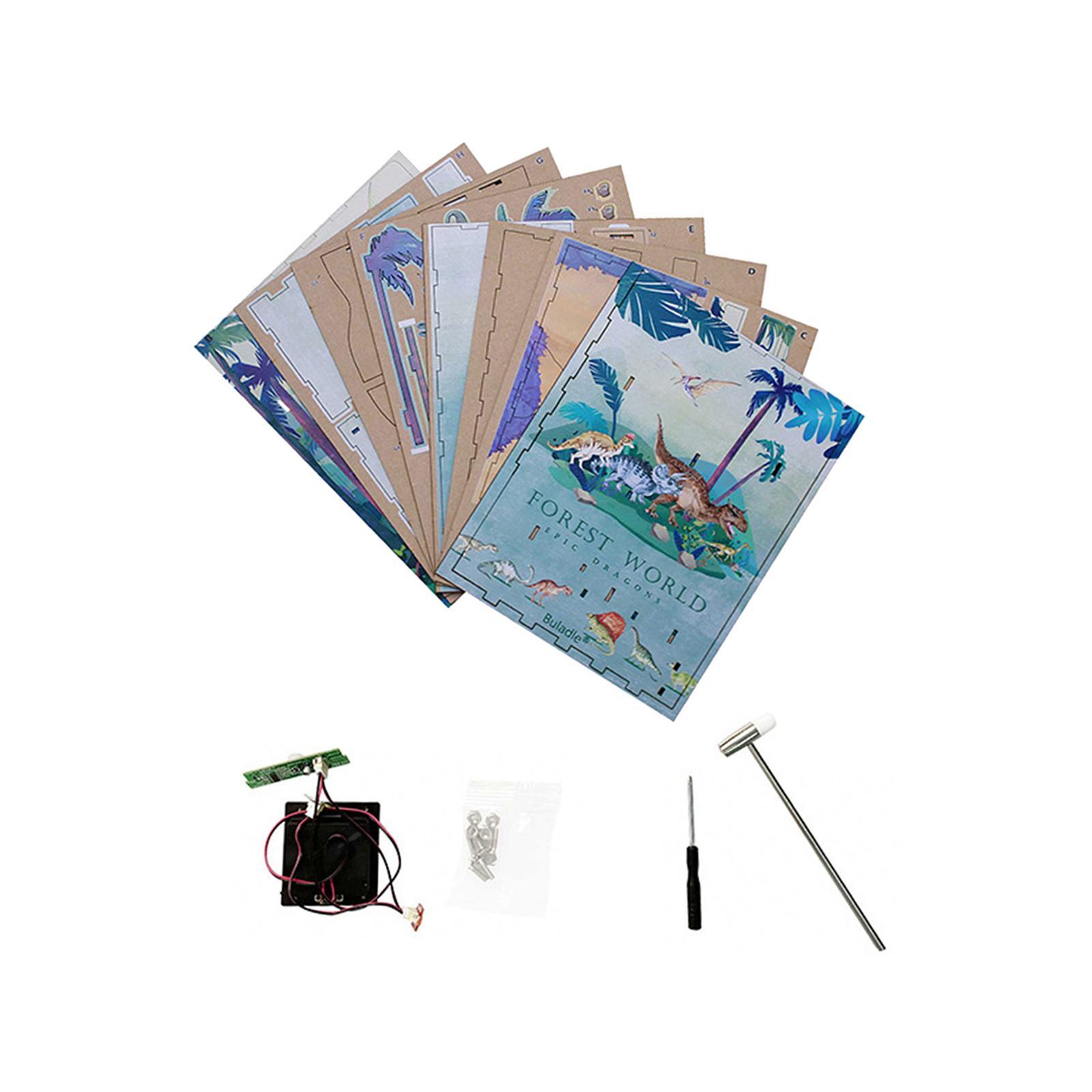 DIY Wooden Miniature Dollhouse Kits Fashion Perfect Gift Creative Book Stand