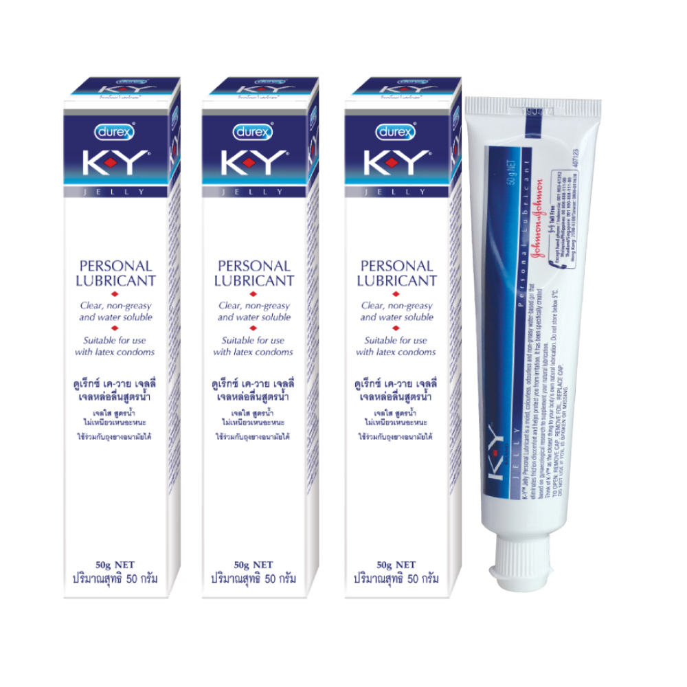 Bộ 3 gel bôi trơn Durex K-Y Jelly 50g