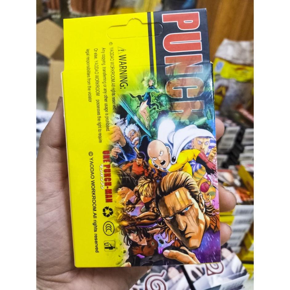 Bộ thẻ bài in ấn hình one punch man 54 lá sự khác biệt bộ tú bài tây anime manga chibi xinh xắn