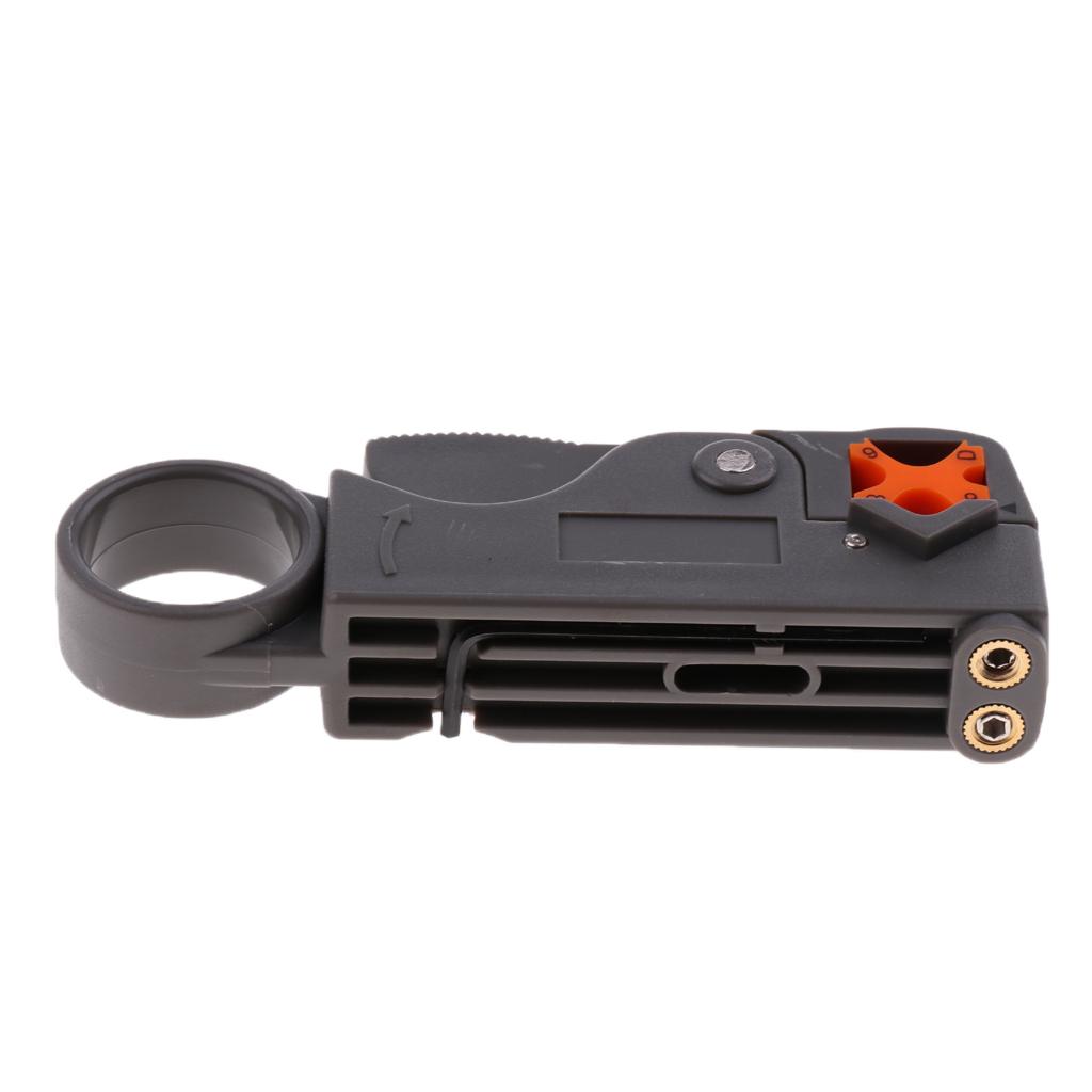 Universal Compression Tool Coax Cable Crimper Tool for RG59 RG6 Durable