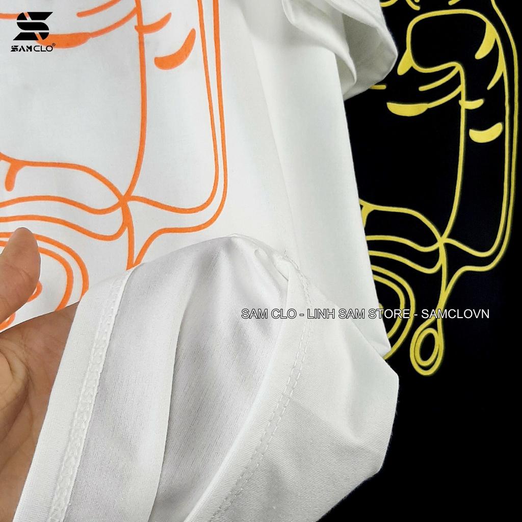 Áo phông nữ tay lỡ thun form rộng SAM CLO freesize dáng Unisex mặc cặp, nhóm, lớp in con mèo chữ ALONE BUT NOT LONELY