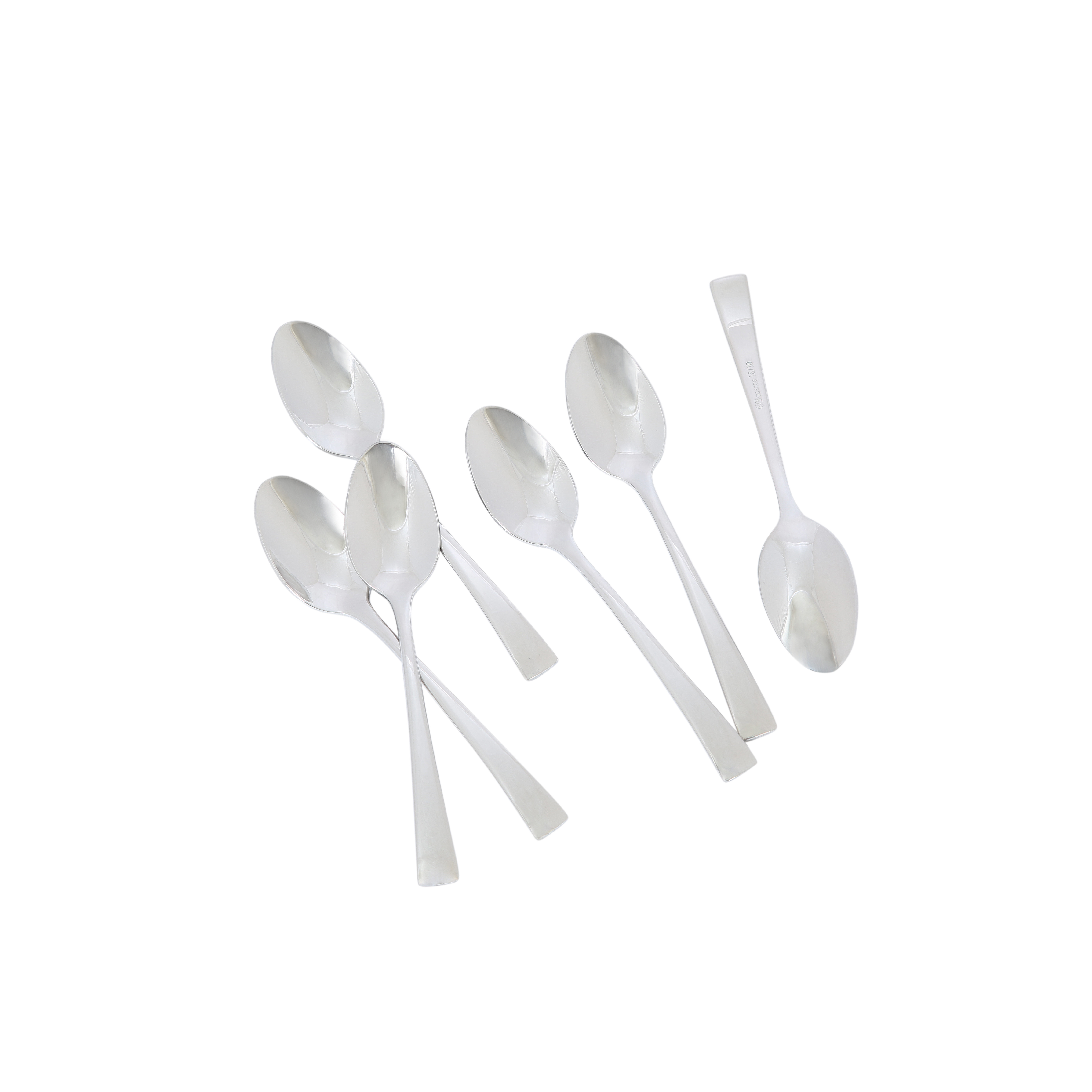 Bộ 6 Thìa Muỗng Ăn Cơm To Cán Dài Cao Cấp  Inox 304 18/10  Bouscoe Set 6 Table Spoons