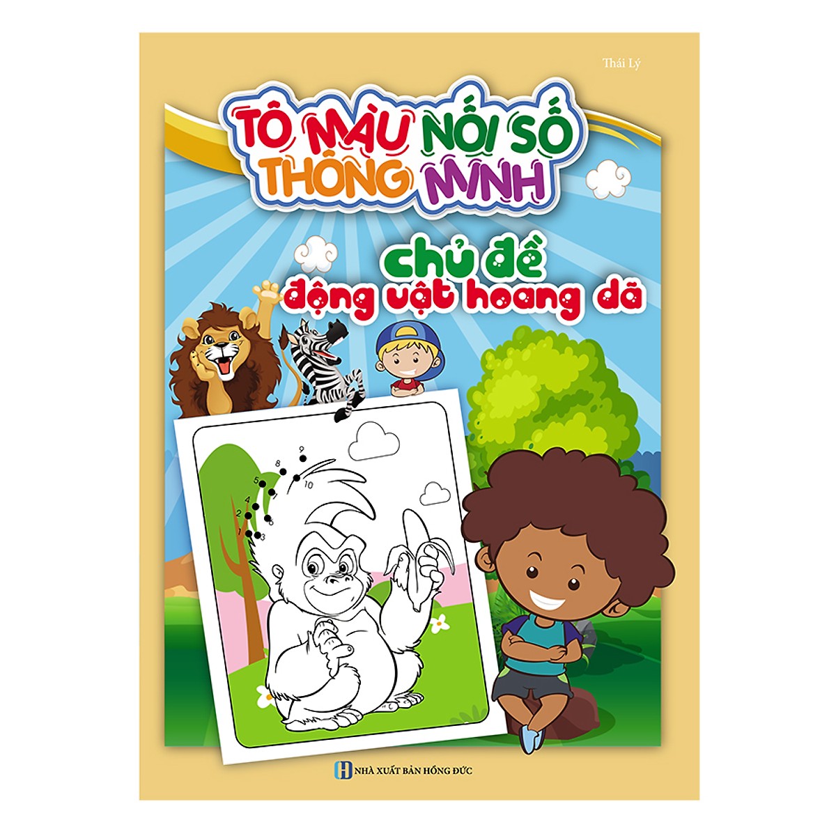 Tô Màu Nối Số Thông Minh Cho Bé 3-6 Tuổi